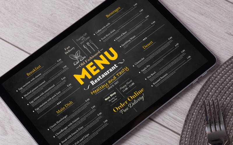 Creating an Interactive Menu with AI
